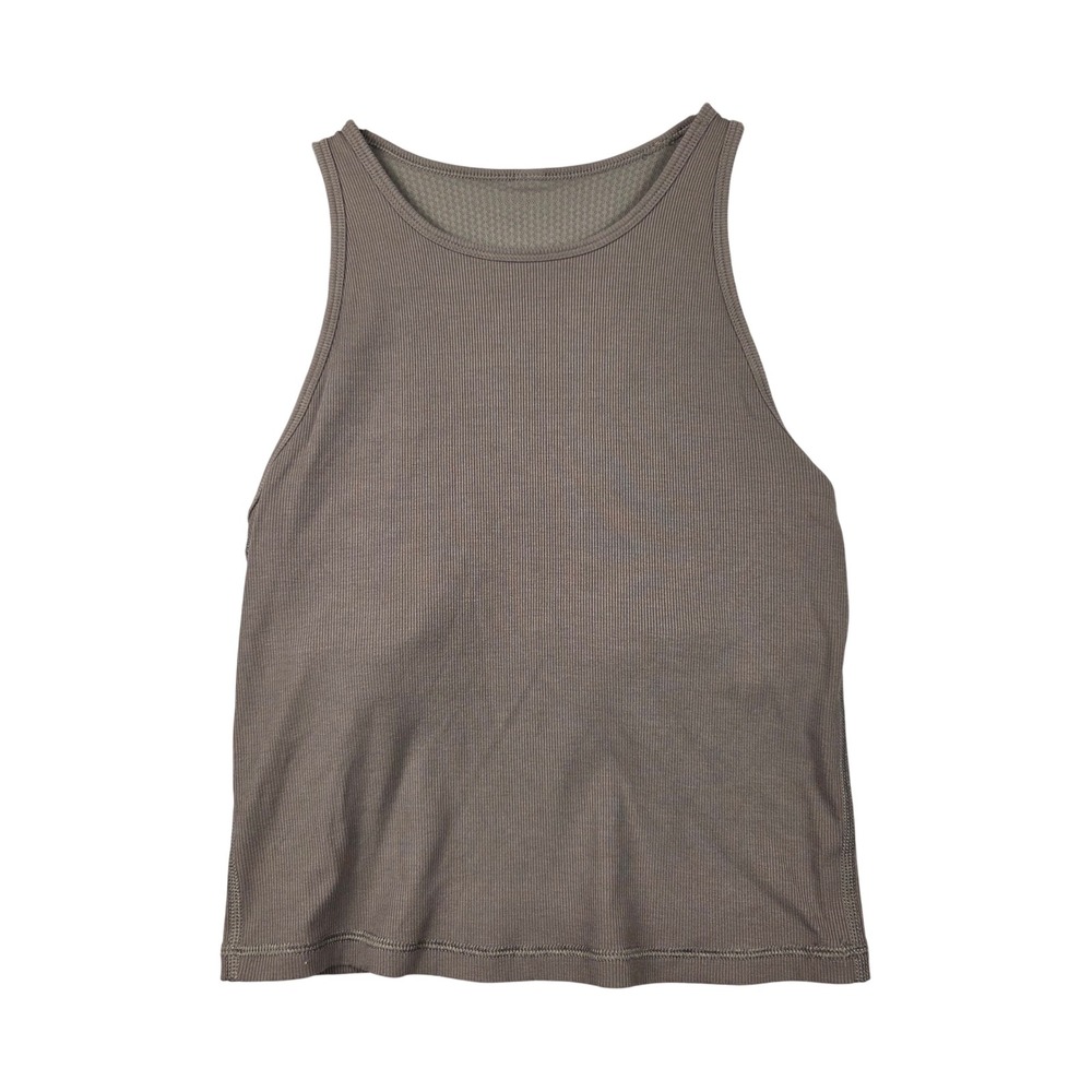 Vuori Tank Top Womens Small Brown Excellent Ribbed Racerback VW1009